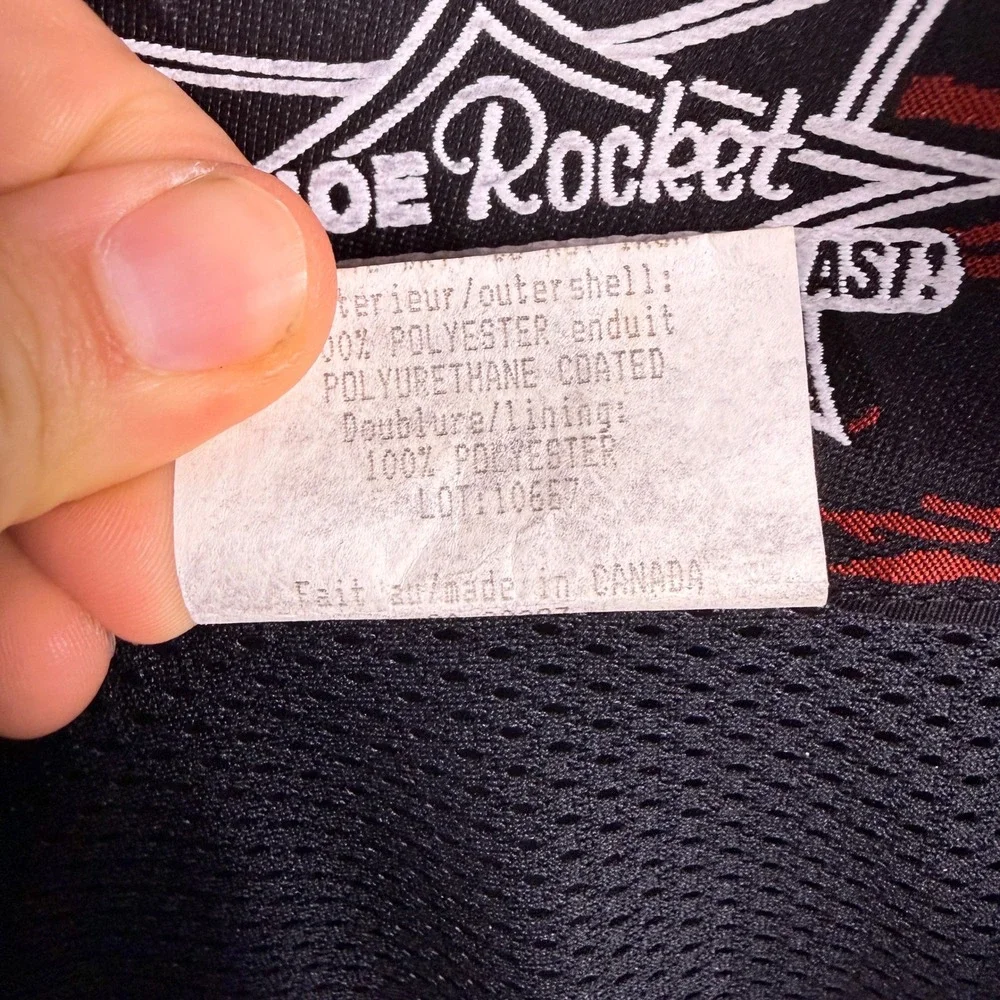 VTG Joe Rocket Ballistic Meteor Motorcycle Jacket Mens L Retro Biker The Joker